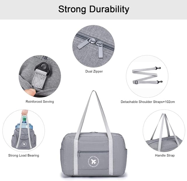 Thumbnail 4 de BAGZY Sac 40x20x25 sac cabine pliable