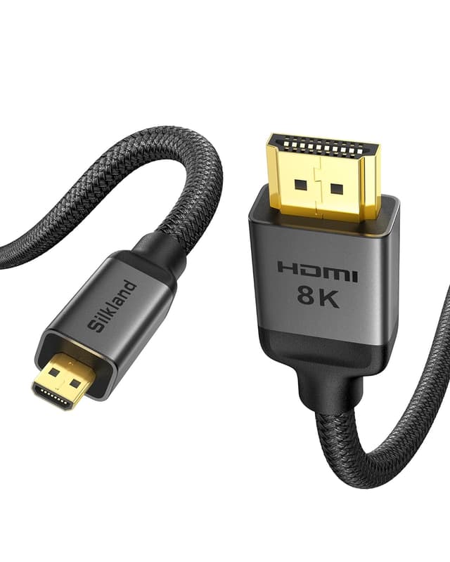 Detalle de Silkland 8K Micro HDMI to HDMI Cable