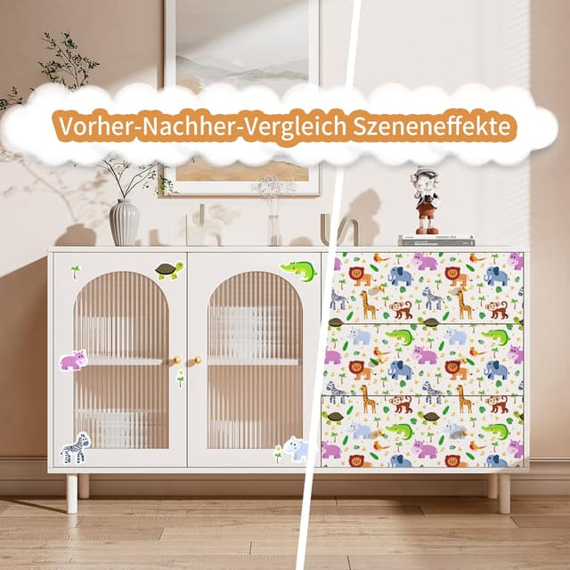 Detalle de Decoroom pellicola adesiva opaca verde scuro 30 x 200 cm per mobili