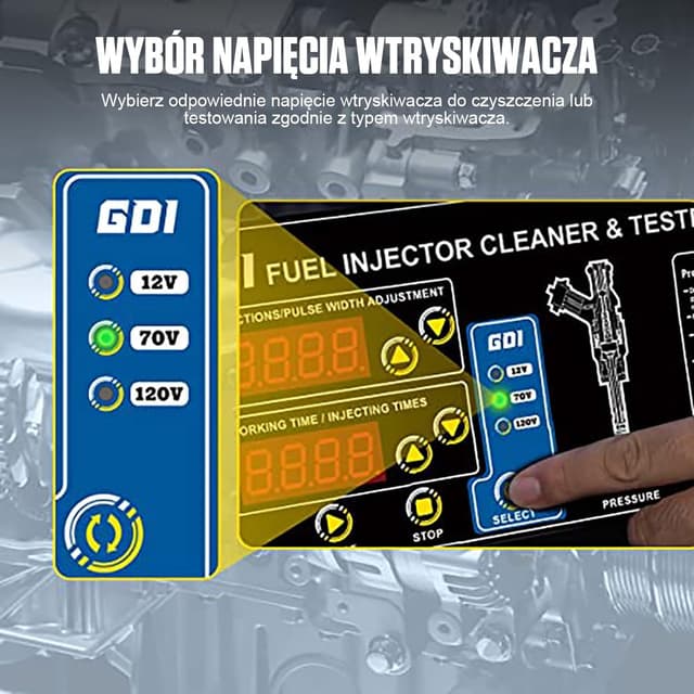 Thumbnail 3 de AUTOOL CT400 Máquina de limpieza GDI 6 cilindros