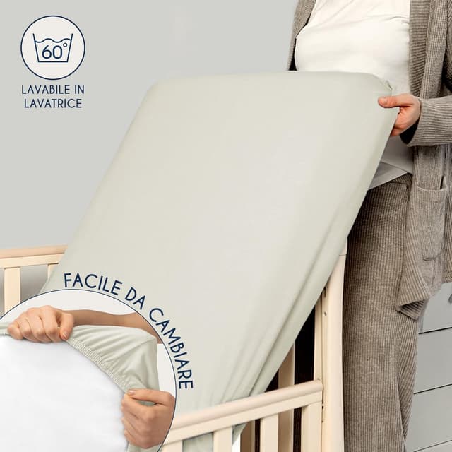 Thumbnail 5 de Dreamzie Set 2 lenzuoli con angoli 60x120/70x140 per bambini