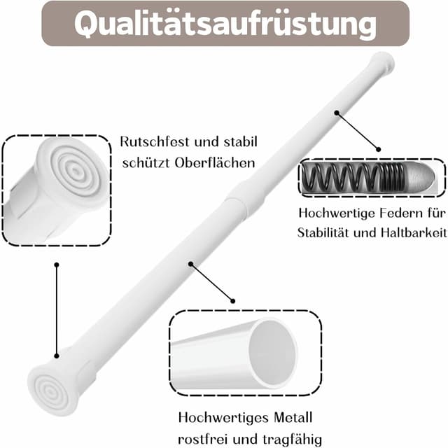 Detalle 2 de GDEVKHN tringle extensible 30-45 cm