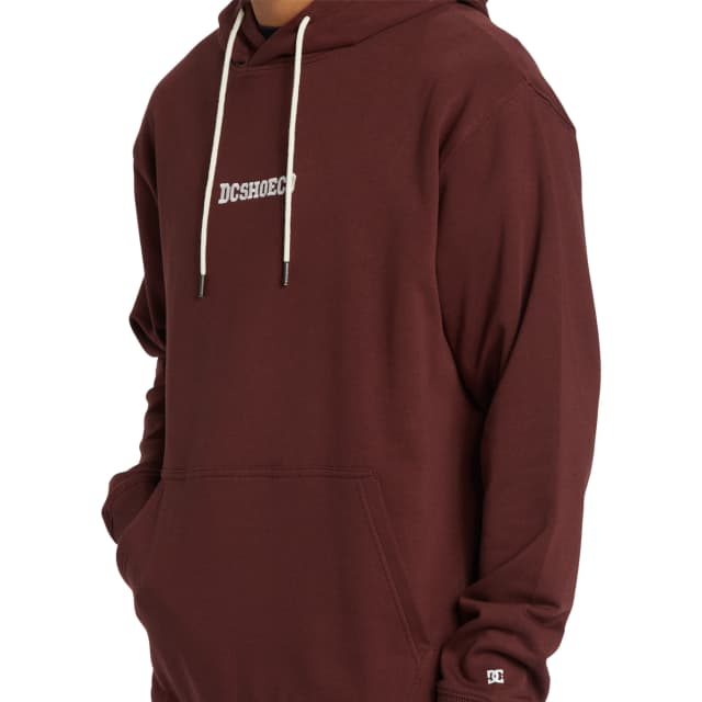 Detalle de DC Shoes Baseline Ph: sudadera con capucha de hombre de algodón y poliéster