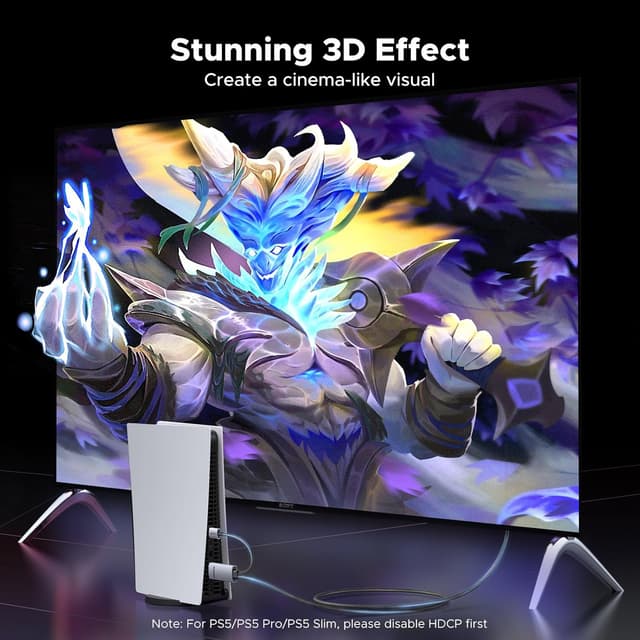 Thumbnail 4 de UGREEN HDMI to DisplayPort cable 2m for gaming