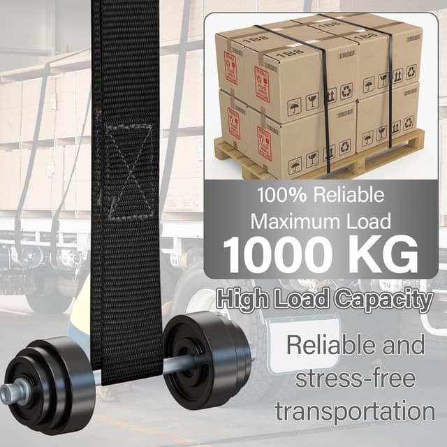 Thumbnail 4 de Tapvai 5 correas tensoras 2,5 cm x 4 m 1000 kg