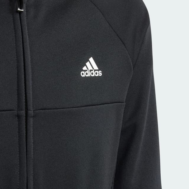 Detalle 2 de Chaqueta Adidas Sereno para adolescentes en color negro