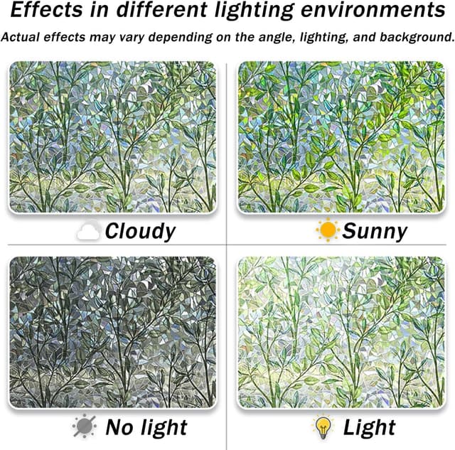 Thumbnail 5 de Film Adhesif Fenetre Effet Arc-en-Ciel 90x400cm