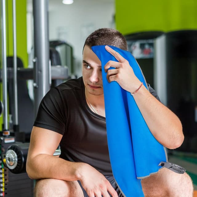 Thumbnail 6 de SHEEFLY Microfibre Travel Quick Dry Towel (XL 182cm x 81cm + 30cm x 60cm) – Navy Blue