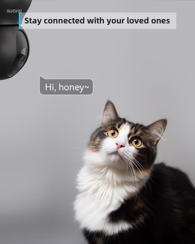 Detalle 2 de blurams 2K 360° Indoor Camera for Home Security