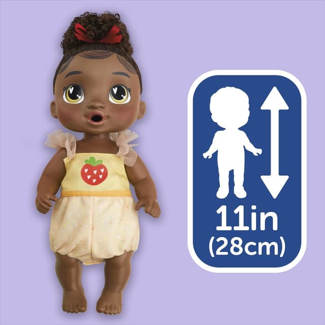 Detalle 2 de Baby Alive Fairy Fashions Berry Boo Doll (11 Inches) with Clothes & Accessories