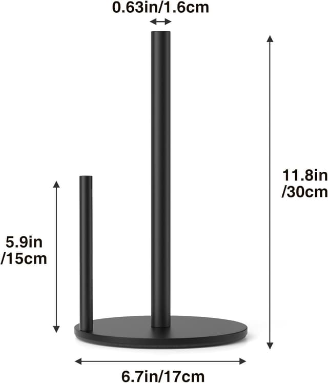 Detalle 2 de niffgaff Küchenrollenhalter aus Edelstahl