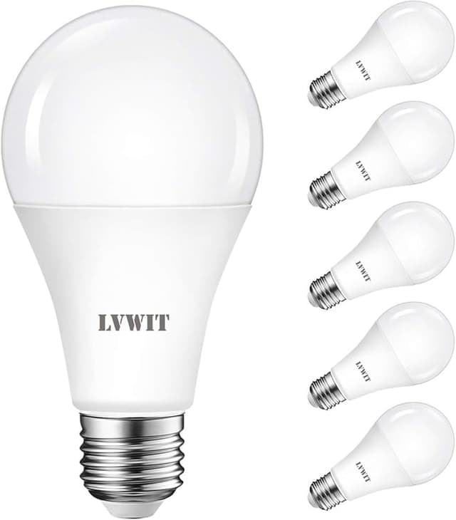 Detalle de LVWIT Pack de 6 Bombillas LED E27 13W Luz Blanca Fría