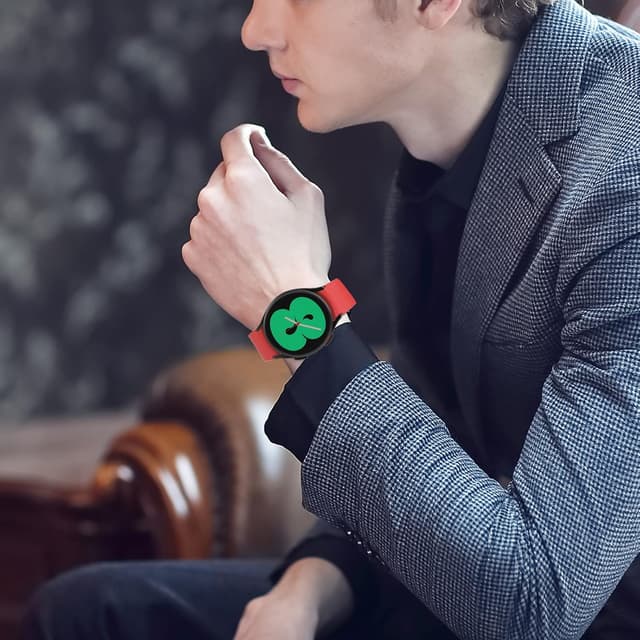 Detalle 2 de OVERSTEP silicone replacement strap for Samsung Galaxy Watch 4 / Watch 4 Classic (40mm–44mm / 42mm–46mm)