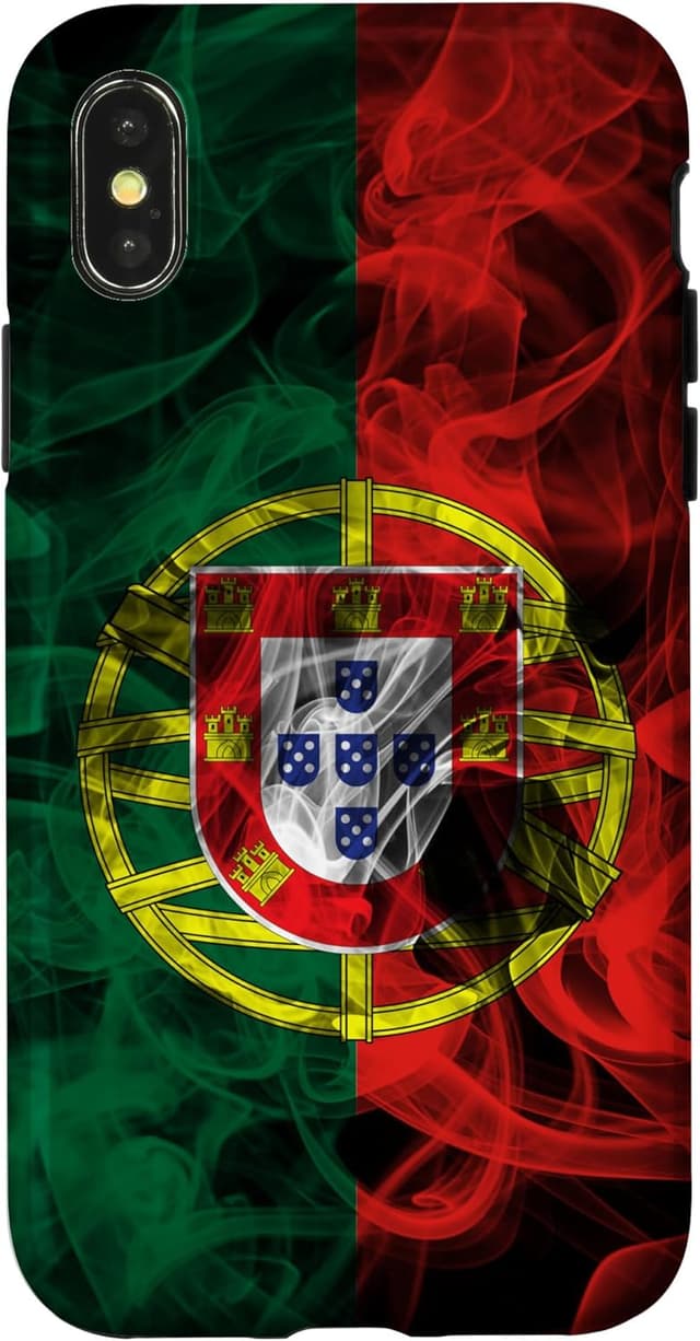Detalle 1 de Coque Portugal drapeau fumé iPhone SE 2020