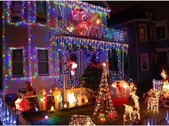 Thumbnail 5 de Homeleo Solar Icicle 4M 160 LED string lights