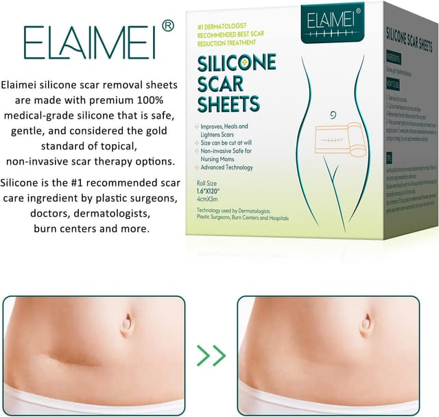 Thumbnail 1 de Silicone Scar Sheets 1.6" x 120" roll 🎗