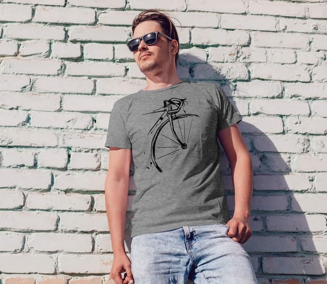 Detalle de OM3 Bicycle Fahrrad T-Shirt für Herren