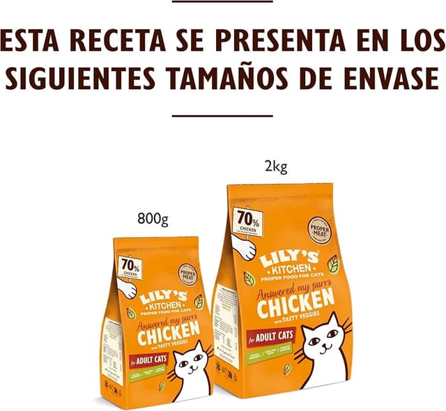 Detalle 1 de Lily's Kitchen Elaborado para gatos adultos 2 kg 🐱