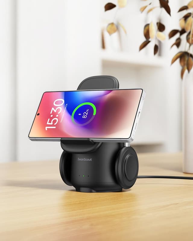 Thumbnail 6 de SwanScout 707S 3-in-1 Wireless Charging Station for Samsung phones, Galaxy Watch and Buds
