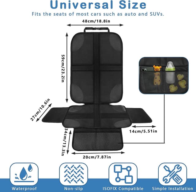 Detalle de Car seat protector 600D Oxford fabric