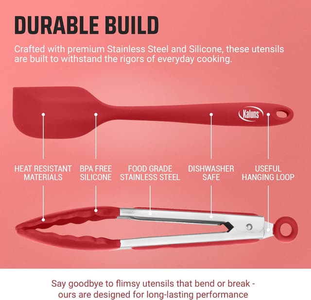 Thumbnail 4 de Kaluns Kitchen Tongs Set of 4, 7–12 inch