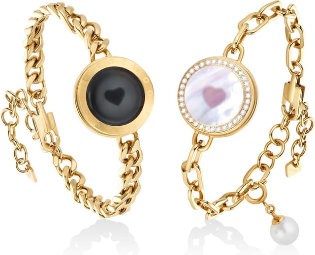 Thumbnail 6 de TOTWOO Braccialetti di Coppia Touch 316L