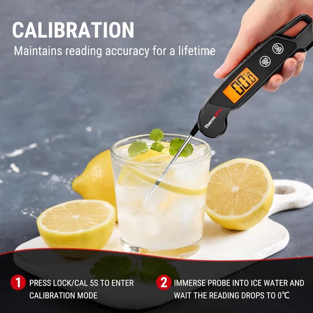 Thumbnail 6 de ThermoPro TP603B digitales Fleischthermometer für Grill & Küche mit faltbarer Sonde, wasserdicht (IPX6)