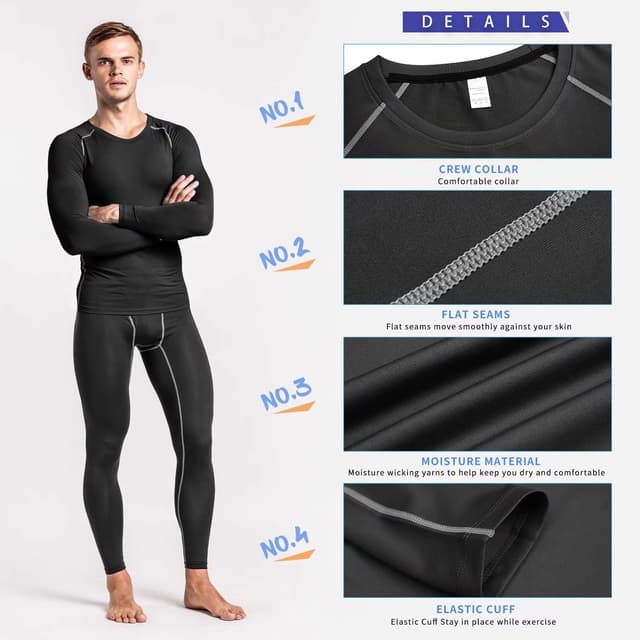 Thumbnail 4 de Sillictor Long Sleeve Compression Base Layer UPF50+