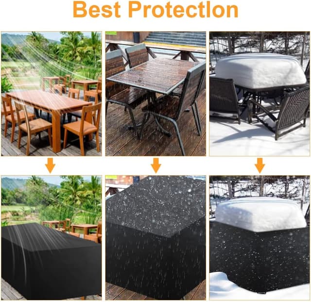 Thumbnail 6 de OFFCUP Copertura per Mobili Giardino 180x120x74 cm