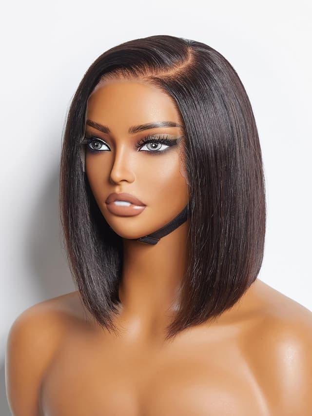 Imagen de LUVME HAIR Salt & Pepper Layered Bob 10" Wig en OfertitasTOP