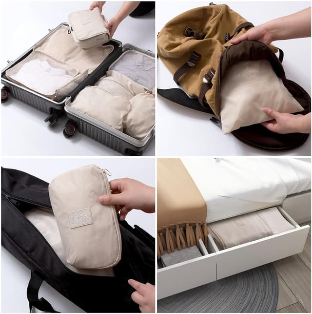 Thumbnail 5 de 9 PCS Packing Cubes travel organisers for suitcases