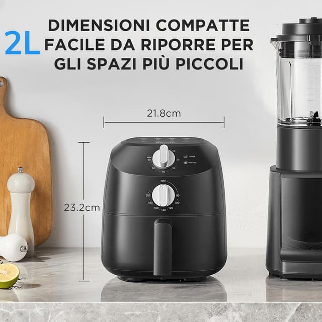 Detalle 1 de Midea Air Fryer 2L 1150 W con 12 funzioni