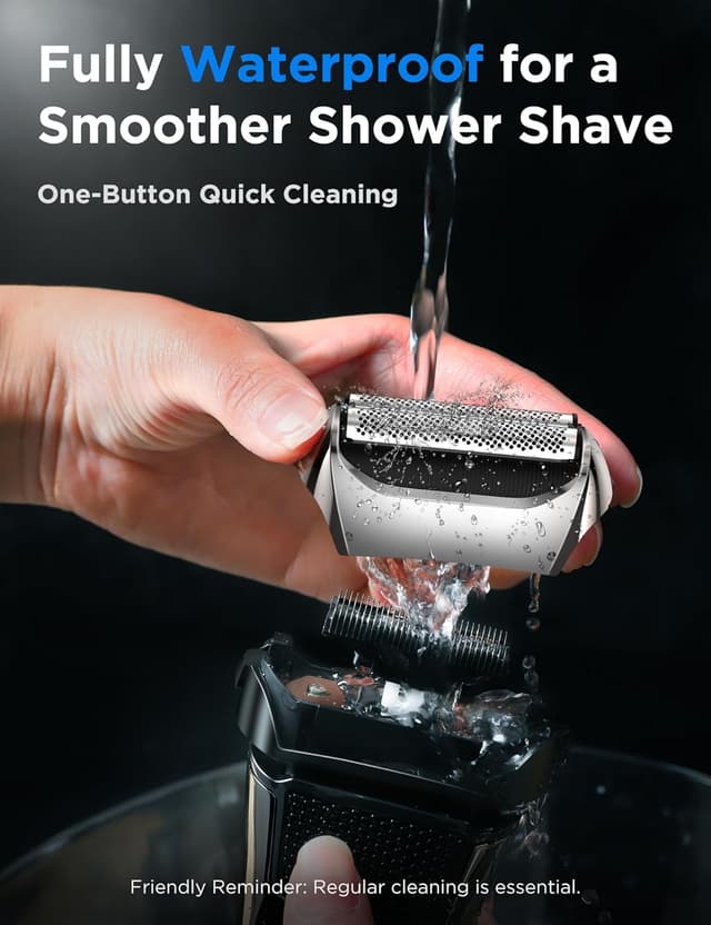 Thumbnail 4 de Electric Razor Foil Shaver 100‑Min Rechargeable