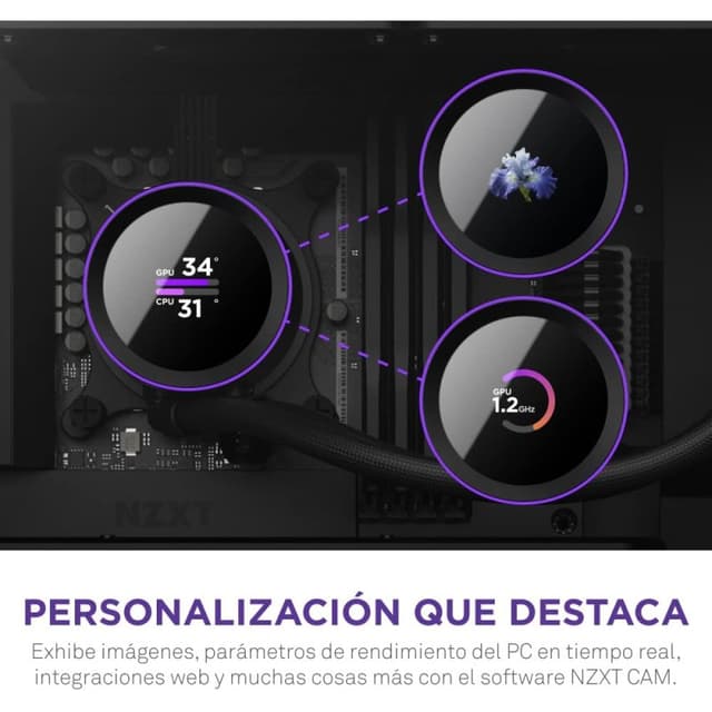 Detalle 2 de NZXT Kraken 280 Kit refrigeración líquida 280 mm 🌡