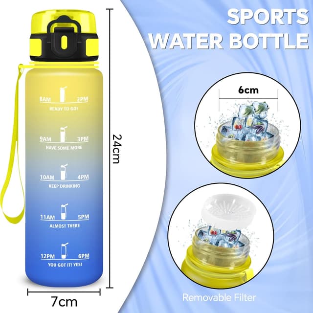 Thumbnail 4 de Botella de agua 500ml para niños con filtro y a prueba de fugas 🚰