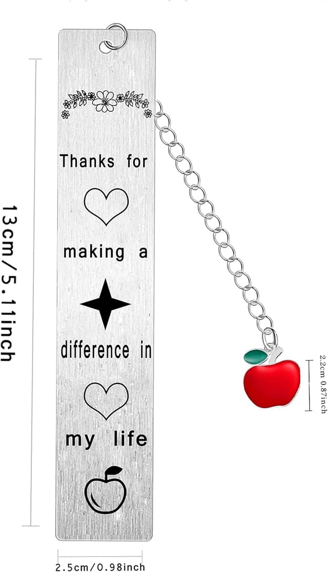 Detalle 2 de Teacher Bookmark Gifts 6 Pack