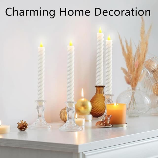 Thumbnail 4 de Vela LED Largos 25 cm para decoración 🎇