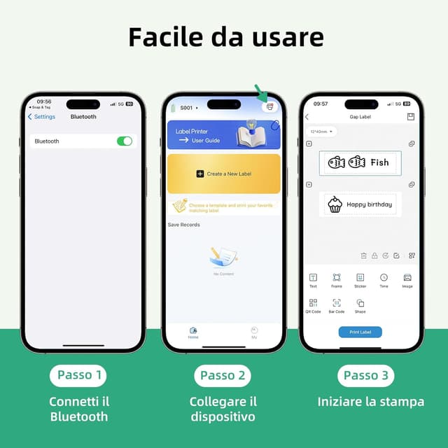 Thumbnail 5 de ORGSTA S001 etichettatrice termica portatile 2000mAh