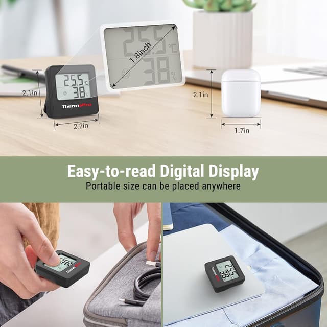 Thumbnail 4 de ThermoPro TP157-3 Hygrometer 3-in-1 Indoor Sensor 🌡