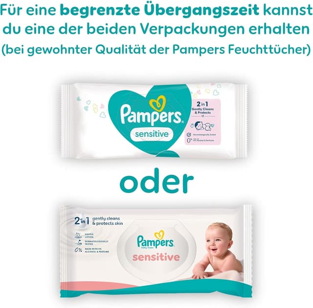 Thumbnail 1 de Pampers Sensitive Feuchttücher 2400