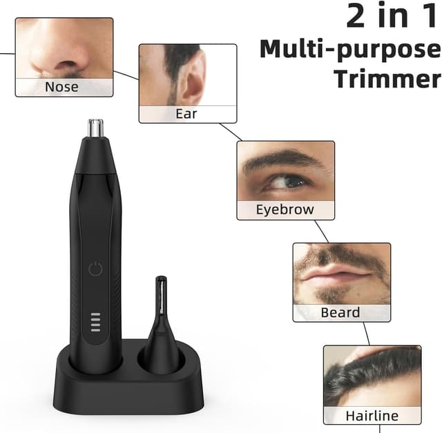 Thumbnail 2 de Wiederaufladbarer Nasenhaartrimmer 2‑in‑1