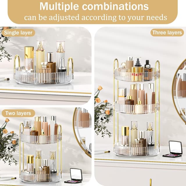 Detalle 2 de MOKANI Make Up Kosmetik Organizer 3 Ebenen đź’„