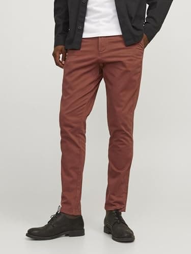 Detalle 1 de JACK & JONES Jpstmarco Jjbowie chinos marrón 27W