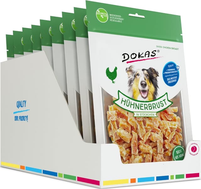 Detalle 2 de DOKAS Snack Premium sans gluten, taille pratique ⚡