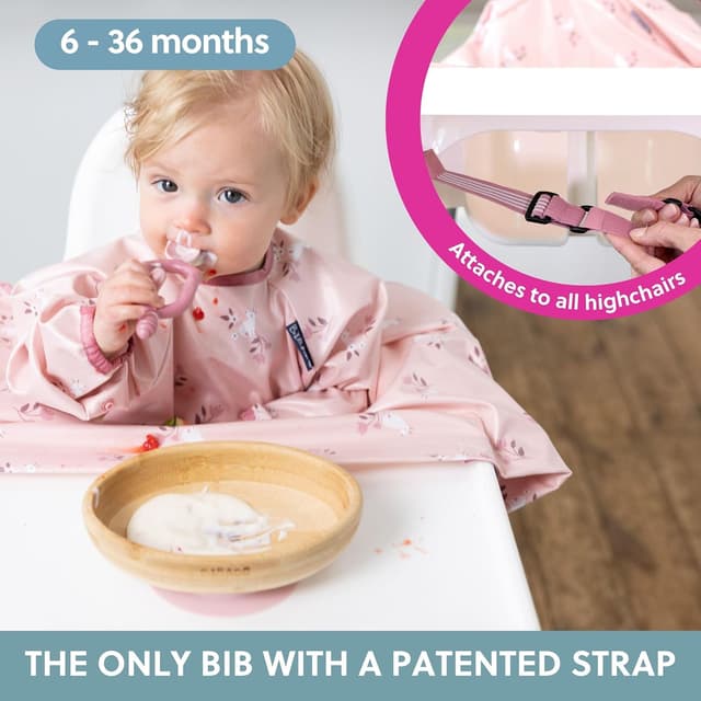 Thumbnail 1 de BIBaDO Long Sleeve Baby Bibs 6–36 months