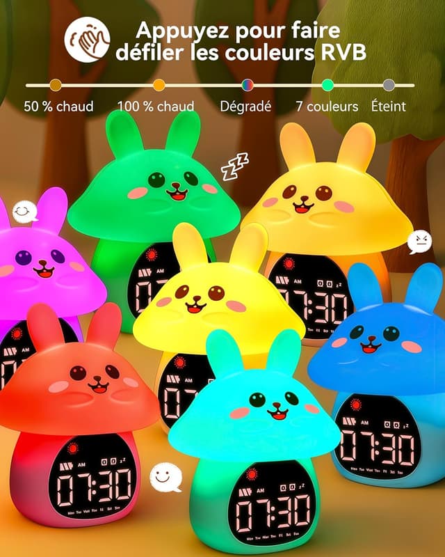 Thumbnail 4 de Yiliaw Réveil éducatif pour Enfants 2000 mAh 🕒