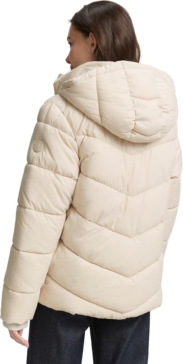 Detalle de TOM TAILOR 1047526 giacca donna trapuntata idrorepellente con cappuccio