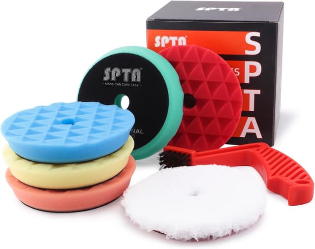 Detalle de TPPMIX Polishing Pads 6" Foam Set for Car Polishers