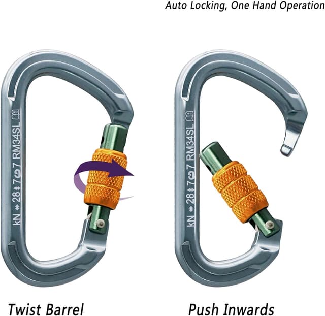 Thumbnail 3 de SOB Mousquetons Escalade à verrouillage automatique