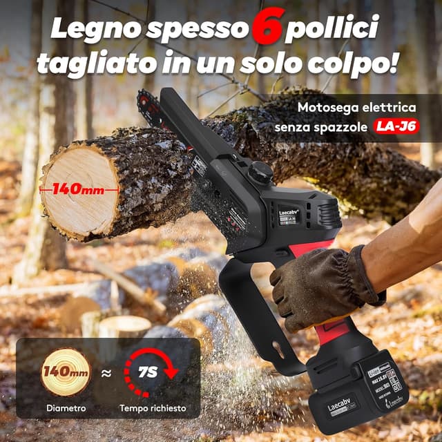 Thumbnail 1 de Laecabv Mini Motosega 6 inch per potatura